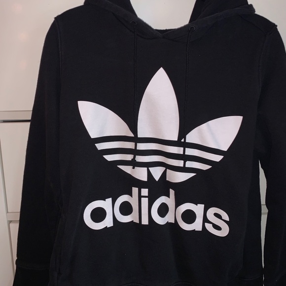 black and white adidas hoodie - Picture 1 of 3